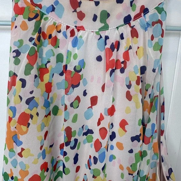 Julia Jordan Mock Neck Tiered Halter Maxi Dress | Size 12 - Picture 7 of 10